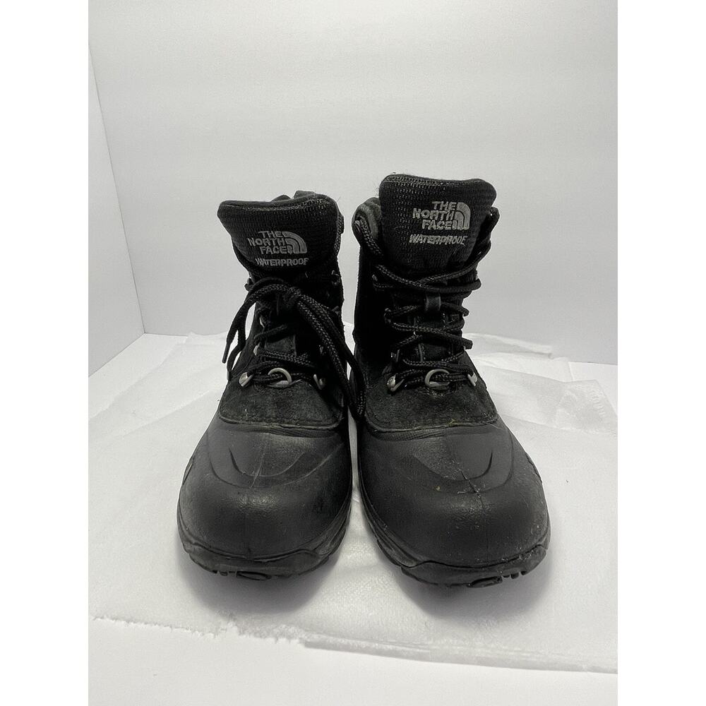 The North Face Snow Boots For Kids Size 1‎ Black Lace Up